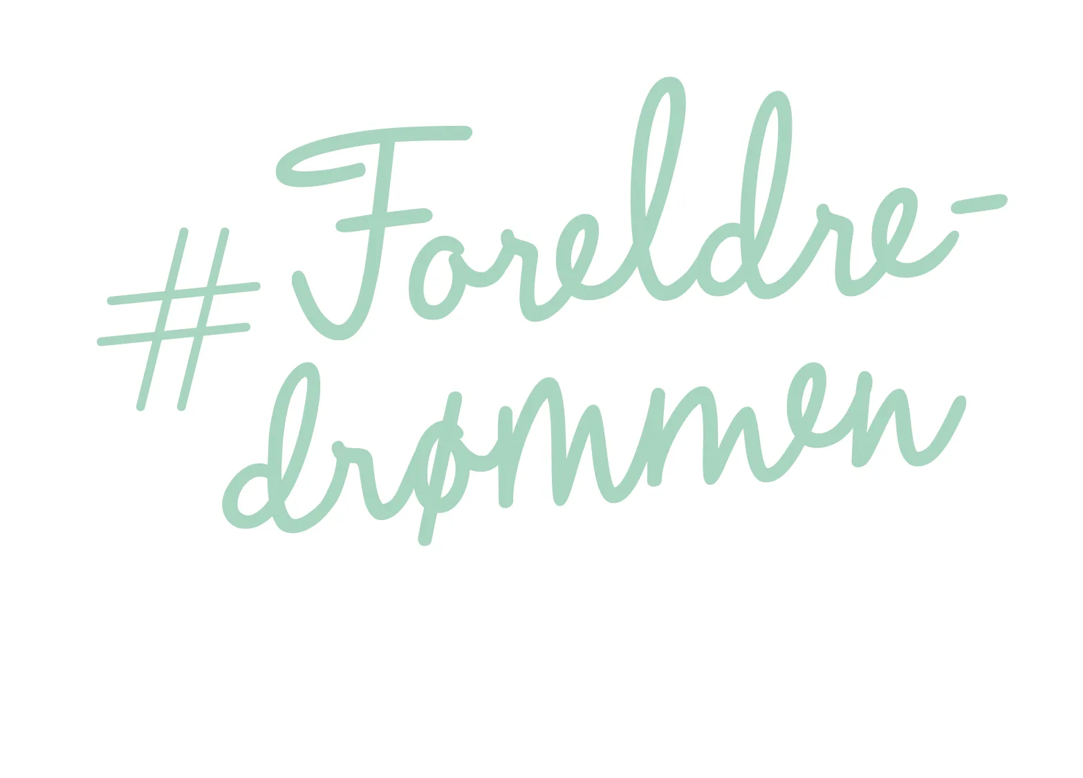 Foreldredrømmen logo i tankeboble